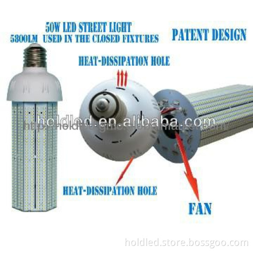 In air tight fixture 50w LED corn lamp